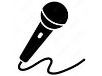 entrada XLR para microfone com regulação de volume